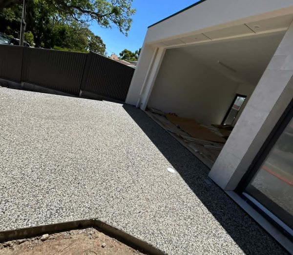 Exposed Aggregate Outdoor Area Adelaide